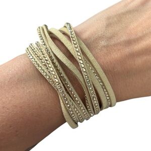 Touchstone Crystal Wrap Bracelet